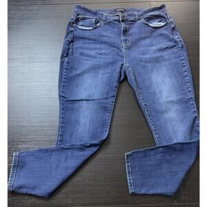 Judy Blue Skinny Fit Jeans Women's Plus Size 20W Dark Blue JB82110DK-PL